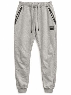 Ellesse Men’s Grey Jogger Sweatpants Zip Pockets Logo Athletic S
